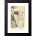 thumbnail image 2 of Alphonse Legros 17x24 Black Modern Framed Museum Art Print Titled - Philosum (The Philosopher), 2 of 5