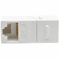 thumbnail image 4 of Tripp Lite Cat6a Straight-Through Modular In-Line Snap-In Coupler - White, 4 of 4