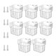 thumbnail image 1 of 8X Aquarium Soportes de planta de de paisajismo colgando fáciles de instalar decoraciones macetas de plantador de tanque de vidrio, 1 of 8