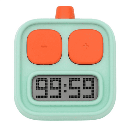 

Timer for Kids Cute Digital Kitchen Timer for Cooking Stopwatch Clock Timer with Magnetic Loud Alarm Timers (Green)