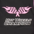 thumbnail image 5 of Hot Wheels Girls Bomber Jacket with Race Car Graphic Design Zip Up Varsity Jacket for Big Kids and Teens (Sizes 7-16), 5 of 6