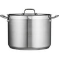 thumbnail image 3 of Tramontina Gourmet 16-Quart Tri-Ply Stainless Steel Stock Pot with Lid, Oven-Safe, Dishwasher Safe, 3 of 3