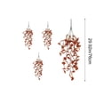 thumbnail image 3 of MMJ 4 Pack Artificial Morning Glory Hanging Vine Wall Decor Faux Flower Garland Fall Home Outdoor 29.92in, 3 of 6