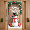 thumbnail image 6 of Festive Snowman Christmas Holiday Decoration Decorative Banner for Winter Celebration Home Party Event, 6 of 9