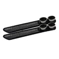 thumbnail image 1 of relayinert 2X Auto Car TailGrid ulation Vent Double Tube Exhaust ABS Exterior Set M, 1 of 6