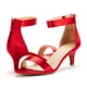 thumbnail image 3 of Dream Pairs Sandalias de tacón de aguja con puntera abierta para mujer FIONA Dream Pairs FIONA, 3 of 5
