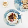 thumbnail image 4 of Teddy Bear Stars Trivet Mats Woven Pot Holders 3Pcs Non-Slip Heat Resistant for Hot Pots Pans Pats, 4 of 6