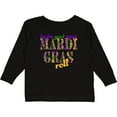 thumbnail image 3 of Inktastic Mardi Gras- Let the Good Times Roll Boys or Girls Long Sleeve Toddler T-Shirt, 3 of 5