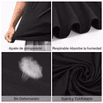 thumbnail image 3 of Playera Bloosom  Licra Deportiva Compresión Correr Manga Corta Gym M Negro, 3 of 4