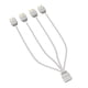 thumbnail image 2 of Adaptador divisor ARGB de 5 V y 3 pines para chasis, conector de memoria, cable de alimentación de interfaz para 1 a 4, 2 of 8