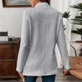 thumbnail image 7 of Women's Solid Color Button Front Casual Jacket With Long Sleeves No Hood​​, 7 of 7
