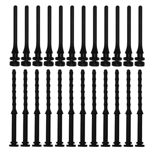GOOHOCHY 24 tornillos para ventilador de caja de computadora, tornillos antichoque para PC, tornillos antirruido para computadora