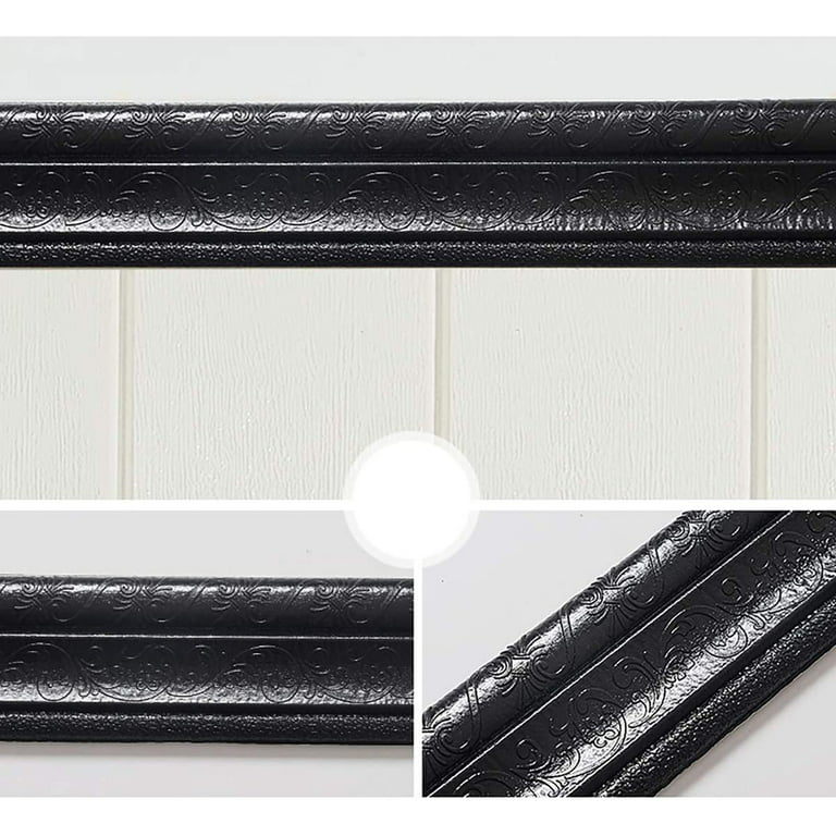 90x 3 wallpanels Flexible Peel and Stick Trim Molding for Backsplash Tile  Edge, Self-Adhesive Wall Trim for Corner Decor 