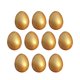 thumbnail image 1 of 10 Piezas de Huevos de Pascua Dorados para Manualidades, Adornos, Pintura, Entretenimiento, Decoración, Juguetes para Juegos de Imitación, Artículos P, 1 of 9