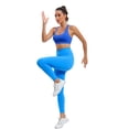 thumbnail image 5 of RUNNING GIRL Women’s Medium Support Sports Bra Crisscross Back, Removable Pads Wireless Yoga Bra, Breathable Workout Gym Top, 5 of 7
