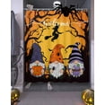 thumbnail image 3 of Welcome Shower Curtain Set ，Waterproof Fabric Shower Curtains Halloween Retro Flying Wizard Gnome Shower Curtains for Bathroom,Bathroom Decor 72"x72", 3 of 6