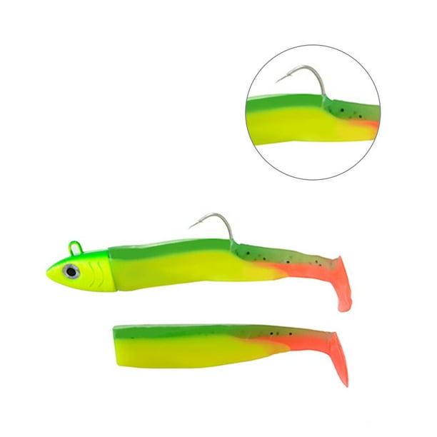 pitrice 12g 25g Soft Minnow Fishing Lures Silicone Wobblers Head