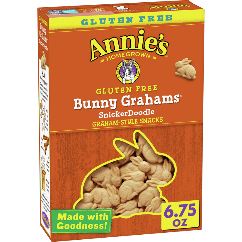 Annie's Snickerdoodle Bunny Grahams, Gluten Free, 6.75 oz