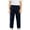 Navy, variant on Boy's School Uniform Pants Elastic Waist Flat Front Trousers Pull on Jeggings Kids Straight Quick Dry Chino Pant with Pockets