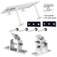 thumbnail image 1 of Juego de soporte de panel solar ajustable de 15 a 30 grados (2 soportes + 2 almohadillas de goma + 4 tornillos hexagonales para madera), 1 of 5