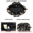 thumbnail image 3 of Basset Hounds with Bones and Presents Travel Tote Bags for Women Carry On,Large Weekender Bags for Women Travel,Multi Functional Duffle Bag for Work,Shopping,Sports, 3 of 5