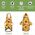 thumbnail image 6 of Gaeub Diamond Bohemian Sunflower Dog Hoodie Sweatshirts Warm Dog Clothes for Small Dogs,Puppy and Cat Costume-Medium, 6 of 7