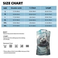 thumbnail image 5 of Lsque Panda In Futuristic City Print Men's Cotton Blend Sleeveless Muscle Shirts (S-3XL)- Moisture Wicking, Odor Protection, UPF 30+,Medium, 5 of 8