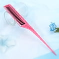 thumbnail image 3 of Peine de Cola de Rata, Peine Triple Para Peinar el Cabello Con Antideslizante Para Uso Profesional En Peluquería, 3 of 7
