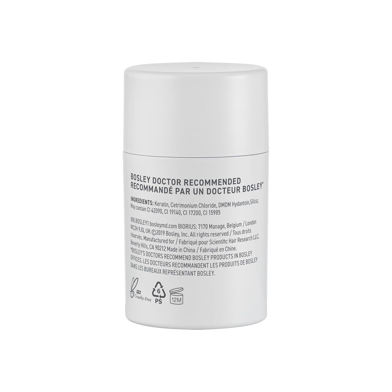 BOSLEY by Bosley HAIR THICKENING FIBERS - LIGHT BROWN- 0.42 OZ For Anyone
