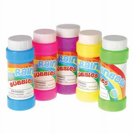 (Price/Dozen)US TOY MX320 Rainbow Bubbles, 2 Oz