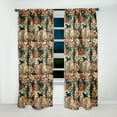 thumbnail image 3 of Designart "Mirage of the Urban Jungle I" Tropical Blackout Single Curtain Panel, 3 of 4