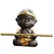 thumbnail image 1 of Mono Rey Estatuilla Mono Rey Estatua Té Mascota Escultura Mini Té Mascota Adorno para Oficina Hogar Mesa Centro de Mesa Decoración Té Amantes Regalo Estilo A, 1 of 8