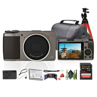 Ricoh GR III Camera: 128GB SDXC, 2x Batteries, LED Light, WiFi