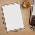 thumbnail image 3 of A4 Top Spiral Notebook, Thickened Horizontal Lined Book, Wirebound Writing Pad, 80 Sheets Top Bound Notebook, Graph Paper Notebook, No Bleed Smooth Paper for Office Meeting Note Taking Daily Journal, 3 of 5