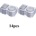 thumbnail image 1 of AMERTEER [Portable Snack Containers] Reusable Thickened Portable Clear Plastic Snack Containers with Lids | Snack Packaging Containers for Condiments and Dips, 1 of 6