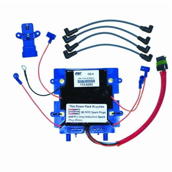 CDI Electronics Marine Ignition Module 113-6292K 1 4 Cylinder; 6400 RPM Limit