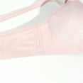 thumbnail image 6 of Breezora Soft Cotton Wireless Bra Comfort Fit Breathable Design Seamless Support Thin Cup 80B Size Pink, 6 of 9