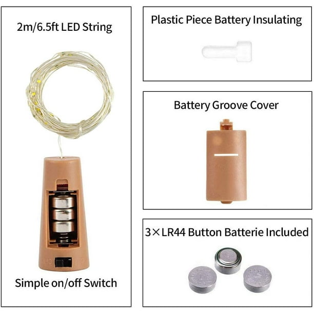 Guirlande LED Glow Battery à cinq ampoules