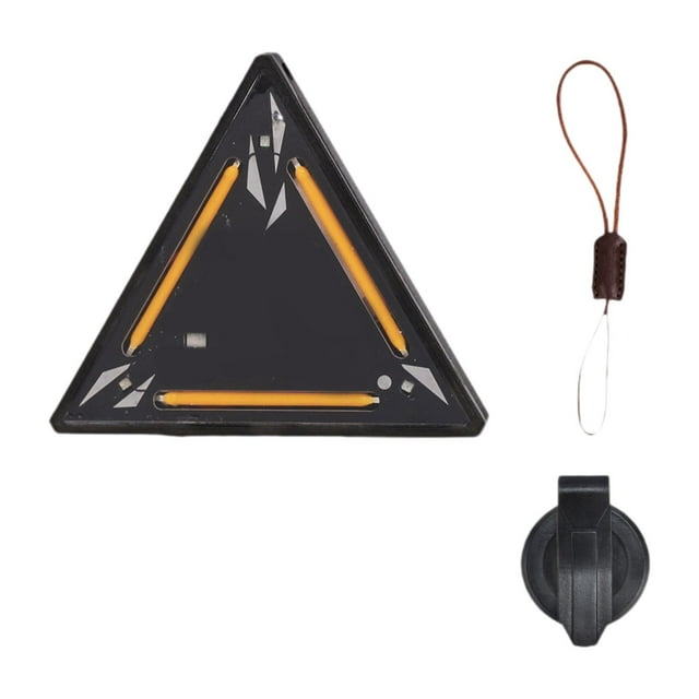 Almencla Mini Lampe d'Avertissement Suspendue avec Lanière et Clip Multifonction Rechargeable
