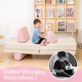 thumbnail image 5 of AWQM 8 Piece Modular Children's Play Sofa, Convertible Play Children's Sofa, Rebound Foam Sofa, Corduroy Fabric Toddler Sofa for Playroom/Bedroom, Children's Furniture,Pink, 5 of 10