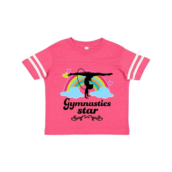 Inktastic Gymnastics Star Girls Toddler T-Shirt