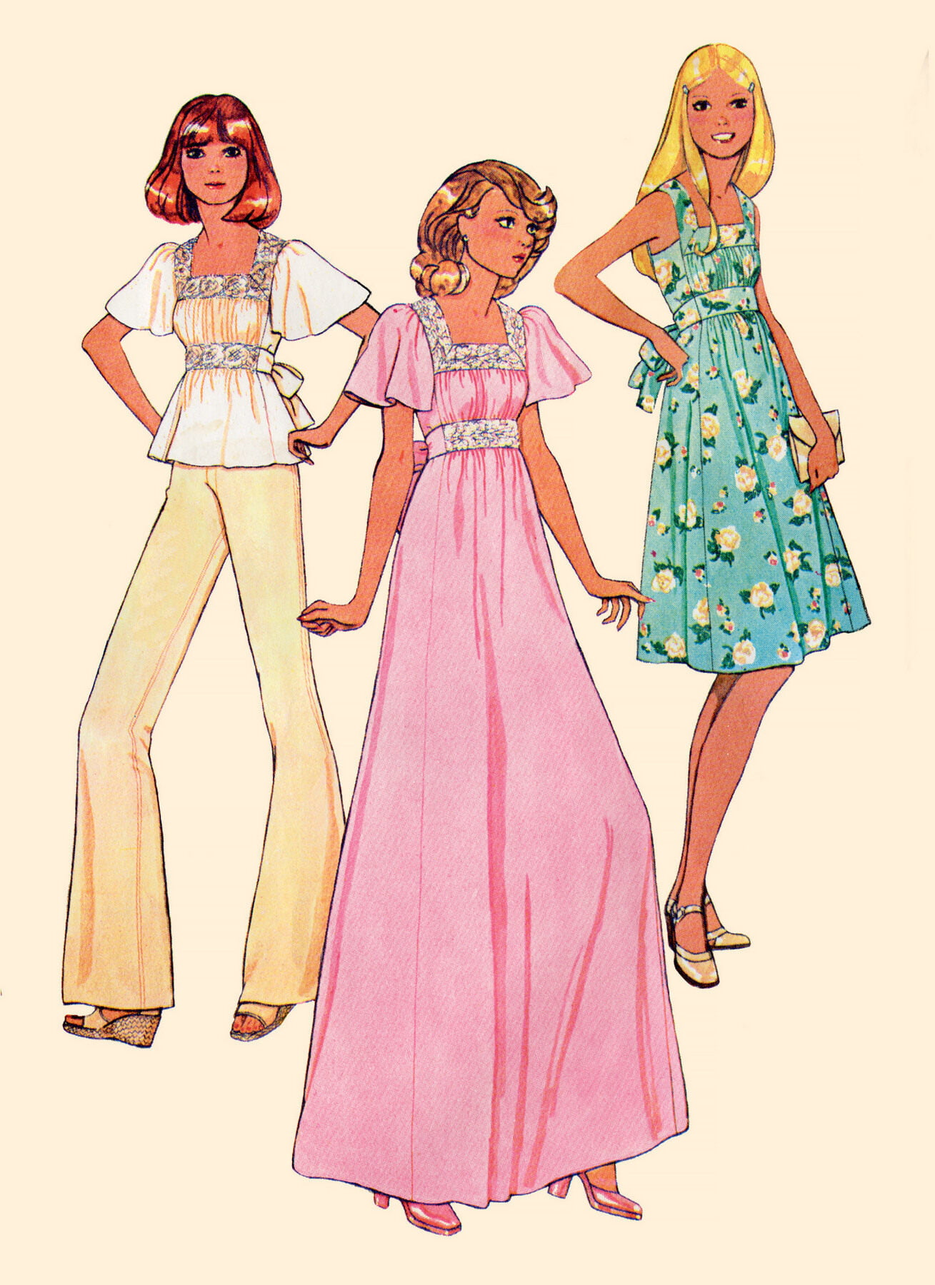 McCall's Misses' and Children's Dress Sewing Pattern Kit, Code M8216, Sizes 3-8 /XS-XL, Multicolor