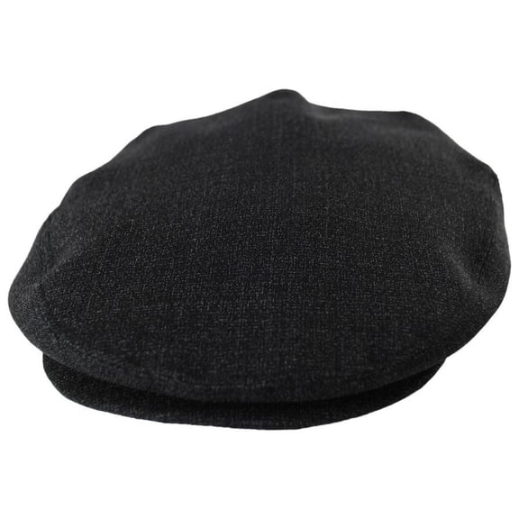 Branson Tweed Wool Ivy Cap - S - Black