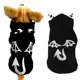 thumbnail image 1 of Disfraz luminoso de Halloween para mascotas, de poliéster negro, con estampado de diablo, para perros y gatos., 1 of 14