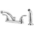 thumbnail image 3 of Pfister 4600243 Delton Two Handle Polished Chrome Kitchen Faucet Side, 3 of 3