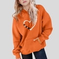 thumbnail image 3 of successthop Hoodies Toddler Girls Boys Long Sleeve Hooded with Pockets Heart Printed Winter Fall Tops Sizes 5-15, 3 of 5