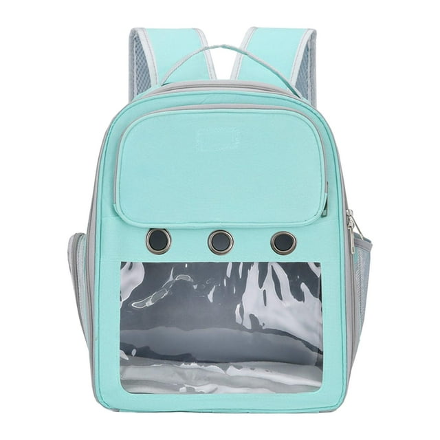 Mochila para perros, mochila para senderismo para mascotas, mochila ventilada para perros, bolsa de transporte para pesca, senderismo, Camping al aire Verde