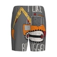 thumbnail image 5 of Gaeub I Like Big Digger Printed Men's Short Pajama Pants, Lightweight Lounge & Sleep Bottoms Keep You Cool - Large, 5 of 9