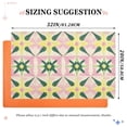 thumbnail image 6 of Yayeee Doormat for Indoor Entrance 32" x 20" Non Slippery Floor Rug, Yellow Symmetrical Stars, 6 of 8