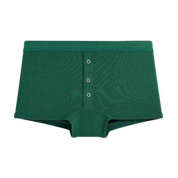 Mgmyaa Cotton Underwear for Women Breathable Sports Four Cornered Underwear Briefs